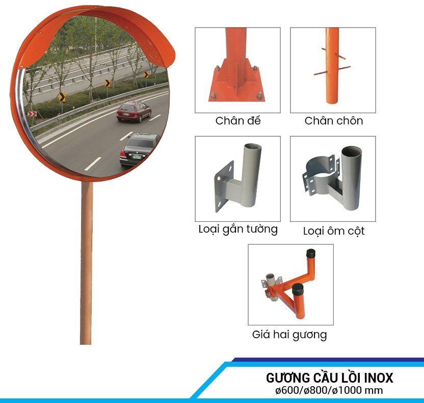Gương cầu lồi Inox